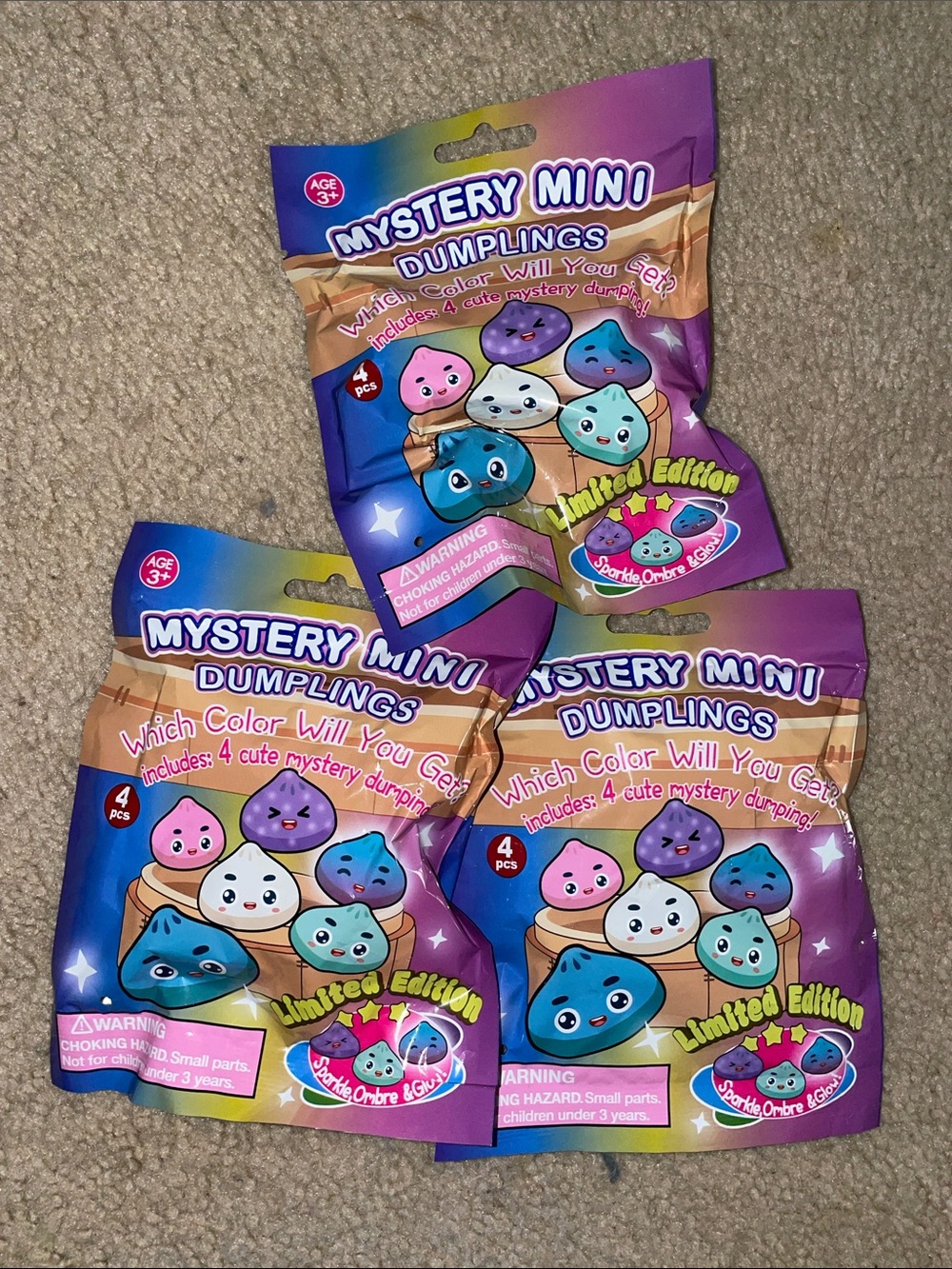 Dumplings Kids Toy Pack - Purple Edition